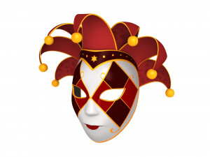 venetian mask 3D Model