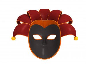 venetian mask 3D मॉडल