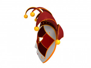 venetian mask 3D मॉडल