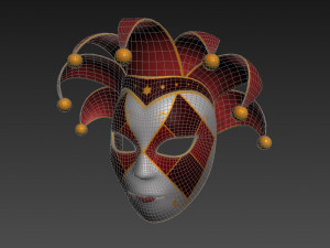 venetian mask 3D मॉडल