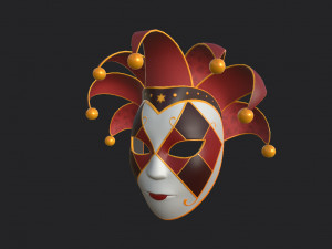venetian mask 3D मॉडल