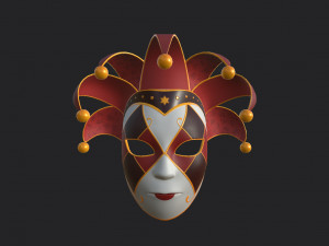 venetian mask 3D मॉडल