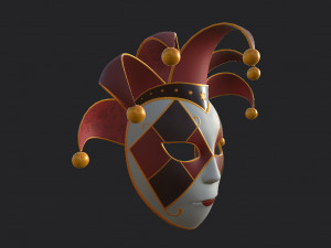 venetian mask 3D मॉडल