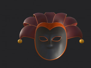venetian mask 3D मॉडल