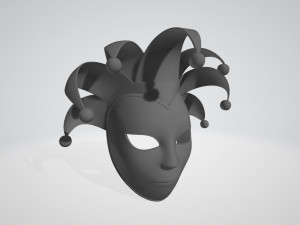 venetian mask 3D मॉडल