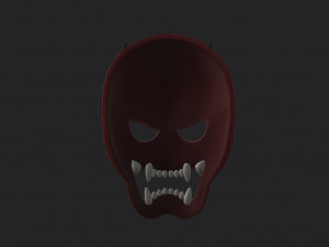 japanese demon mask 3D Model