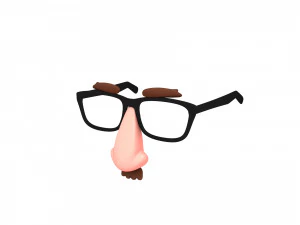 masque de d&eacute;guisement Modèle 3D