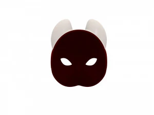 japanese fox mask 3D Model