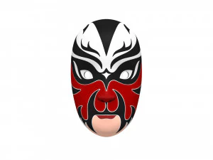 chinese opera mask 3D Model
