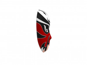 chinese opera mask 3D Model