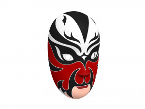 chinese opera mask 3D Model