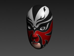 chinese opera mask 3D Model