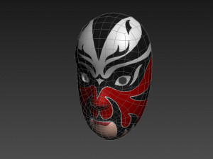 chinese opera mask 3D Model