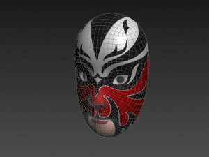 chinese opera mask 3D Model