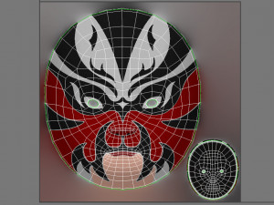 chinese opera mask 3D Model