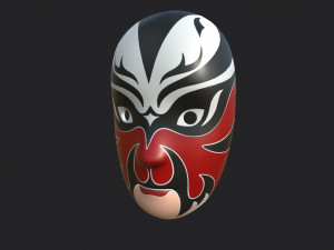chinese opera mask 3D Model