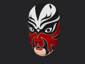 chinese opera mask 3D Model
