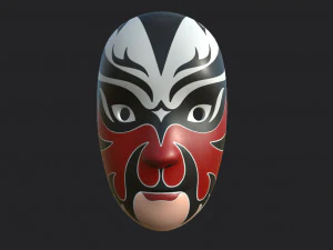 chinese opera mask 3D Model