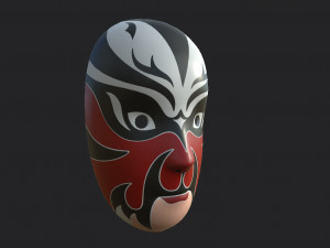 chinese opera mask 3D Model