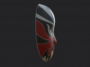 chinese opera mask 3D Model