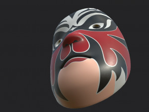 chinese opera mask 3D Model