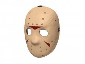 hockey mask 3D मॉडल