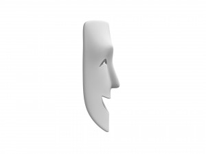 theater happy mask 3Dモデル