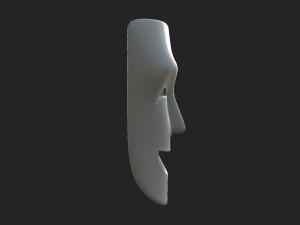 theater happy mask 3Dモデル