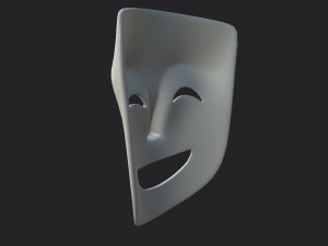 theater happy mask 3Dモデル