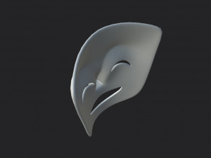 theater happy mask 3Dモデル