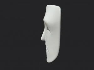 theater sad mask 3D Model