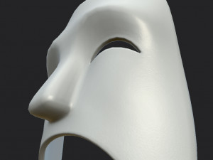 theater sad mask Modelo 3D