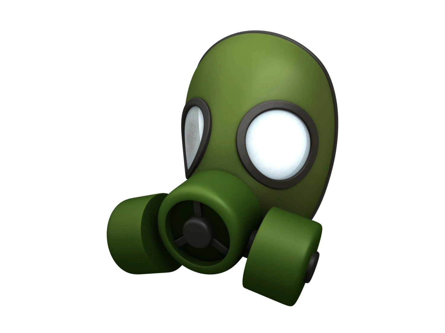 gas mask 3D Model .c4d .max .obj .3ds .fbx .stl .blend 