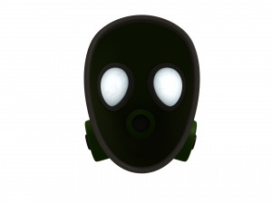 gas mask Modello 3D