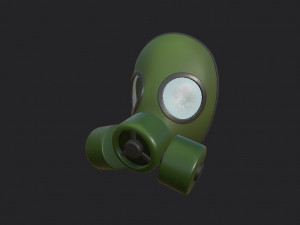 gas mask Modello 3D