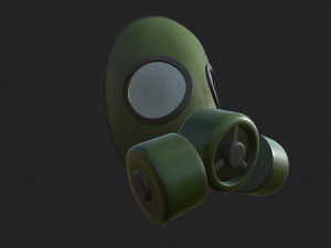 gas mask Modello 3D