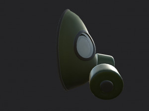 gas mask Modello 3D