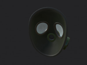 gas mask Modello 3D