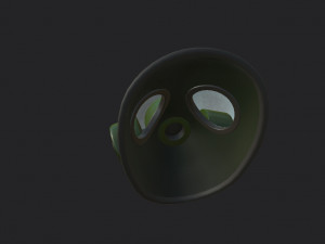 gas mask Modello 3D