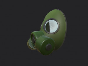 gas mask Modello 3D