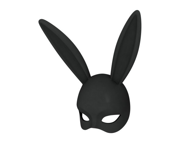 rabbit mask 3D Модель .c4d .max .obj .3ds .fbx .stl .blend 