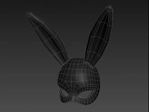 rabbit mask 3D Model