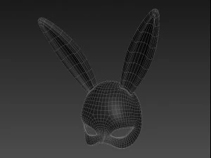 rabbit mask 3D Model