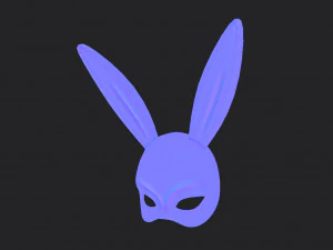 rabbit mask 3D Model