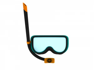 diving mask 3D Model