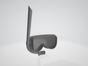 diving mask Modello 3D