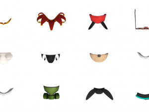 3d mask pack 3D Model