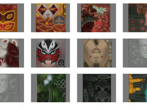 3d mask pack 3D Model