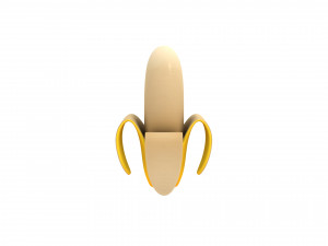 banana Modello 3D