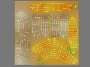 banana Modello 3D
